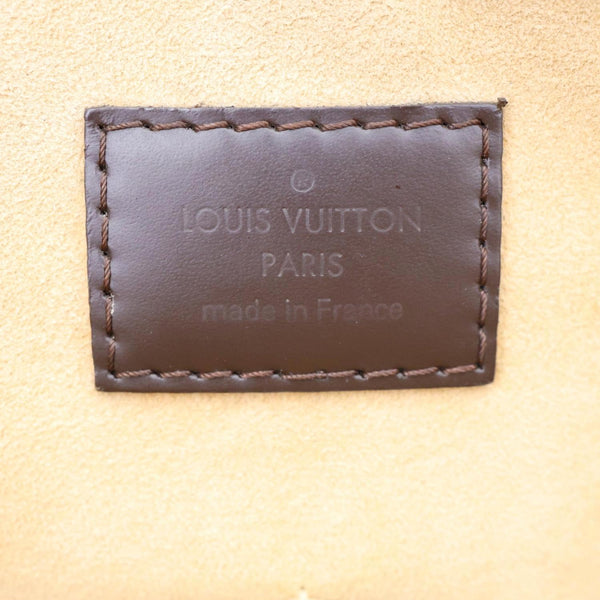LOUIS VUITTON Normandy Damier Ebene Satchel Shoulder Bag Brown