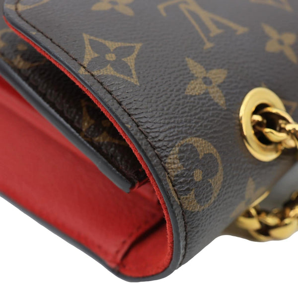 LOUIS VUITTON Victoire Monogram Canvas Crossbody Bag Cerise
