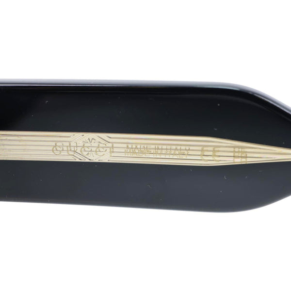 GUCCI Rectangular Acetate Frame Sunglasses Black