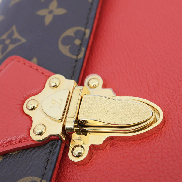LOUIS VUITTON Victoire Monogram Canvas Crossbody Bag Cerise