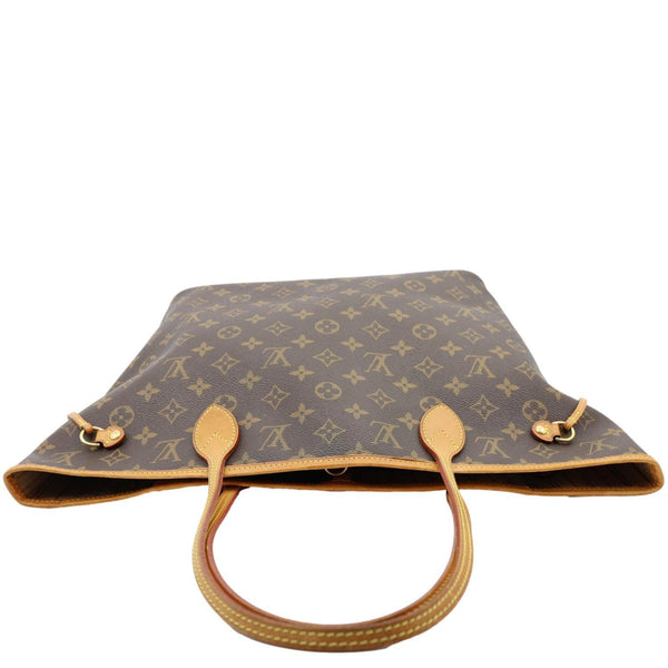 LOUIS VUITTON Neverfull MM Monogram Canvas Tote Bag Brown