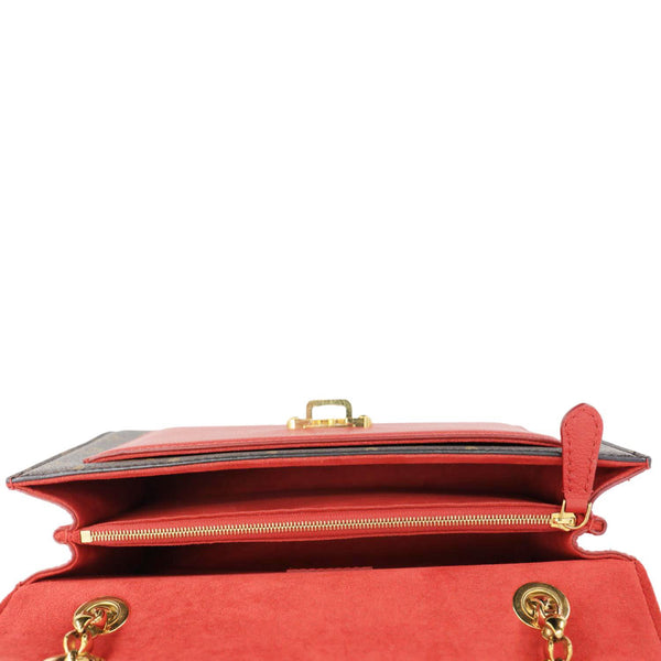 LOUIS VUITTON Victoire Monogram Canvas Crossbody Bag Cerise