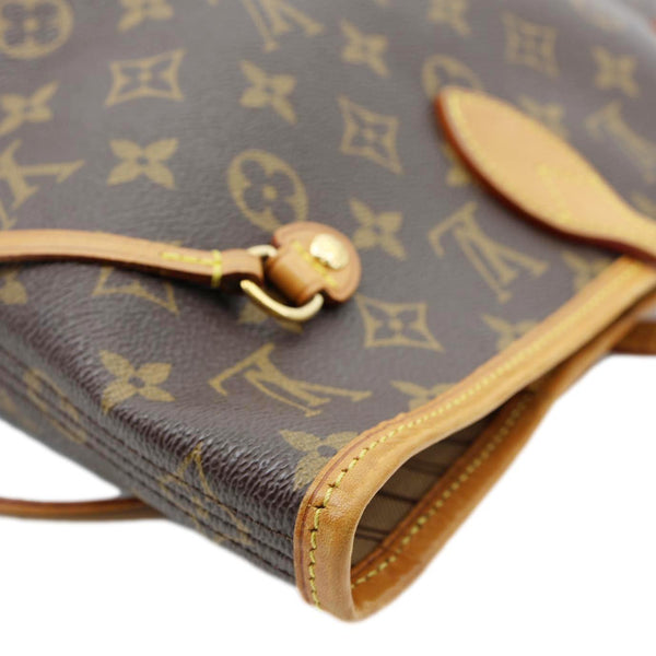 LOUIS VUITTON Neverfull MM Monogram Canvas Tote Bag Brown