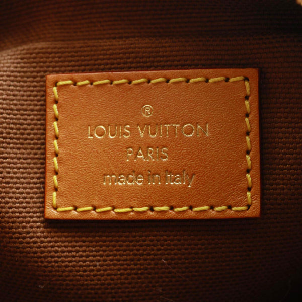 LOUIS VUITTON Danube Monogram Canvas Crossbody Bag Brown