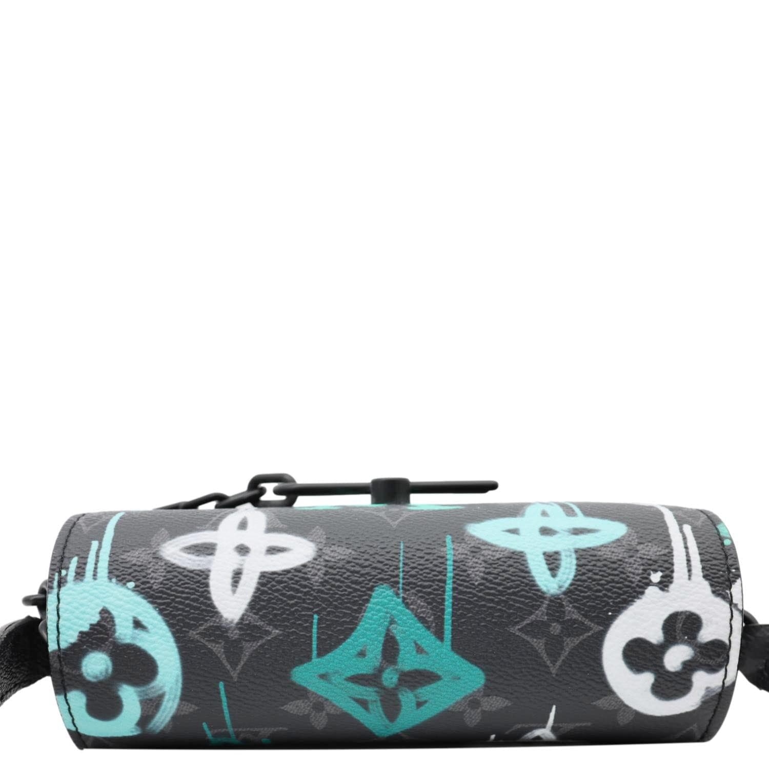 LOUIS VUITON ELLIPSSEバックパックwallet set￼ LOUIS VUITTON Graffiti LV Steamer Monogram Eclipse Canvas Crossbody Wa