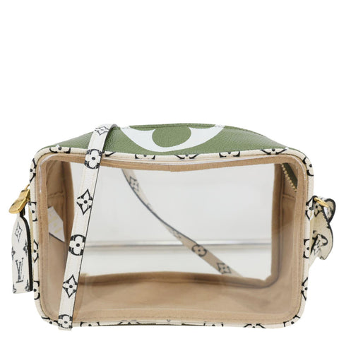 LOUIS VUITTON Monogram Giant Jungle Canvas Beach Pouch Khaki