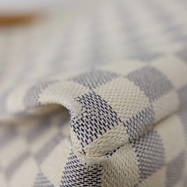LOUIS VUITTON Artsy MM Damier Azur Hobo Bag White