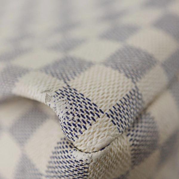 LOUIS VUITTON Artsy MM Damier Azur Hobo Bag White