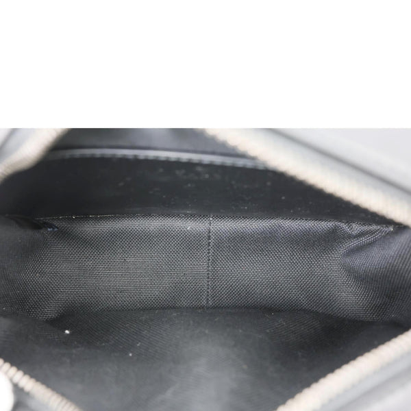 GUCCI GG Marmont Mini Matelasse Chevron Leather Camera Bag Black 634936