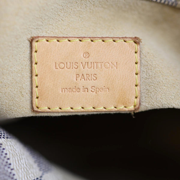 LOUIS VUITTON Artsy MM Damier Azur Hobo Bag White