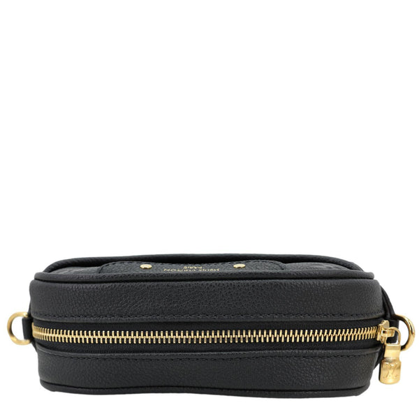 LOUIS VUITTON Tiny Camera Monogram Empreinte Leather Shoulder Bag Black
