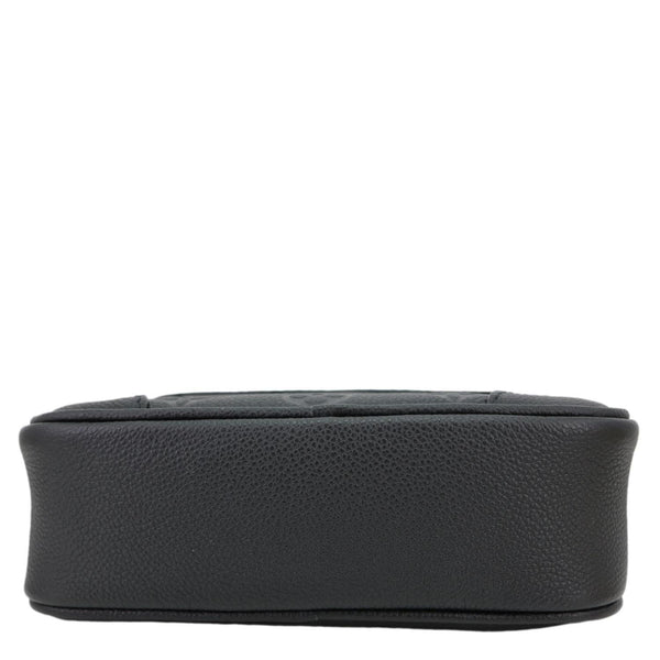 LOUIS VUITTON Tiny Camera Monogram Empreinte Leather Shoulder Bag Black