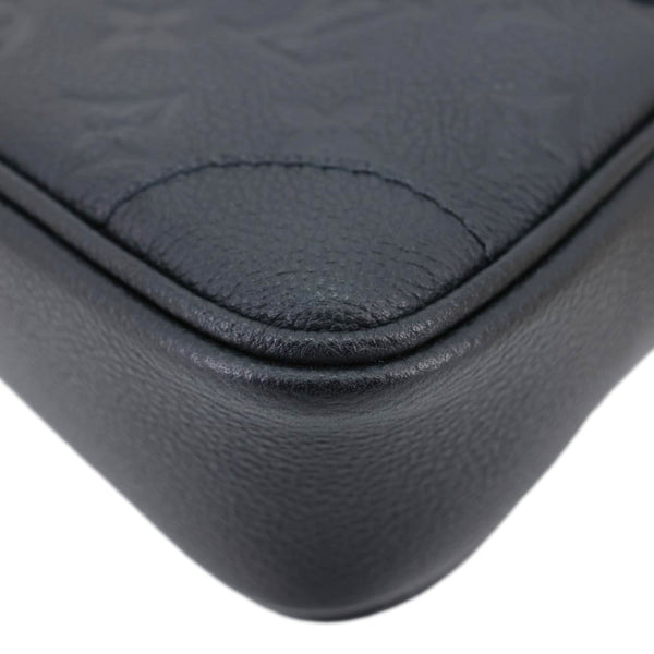 LOUIS VUITTON Tiny Camera Monogram Empreinte Leather Shoulder Bag Black