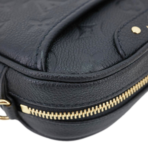 LOUIS VUITTON Tiny Camera Monogram Empreinte Leather Shoulder Bag Black
