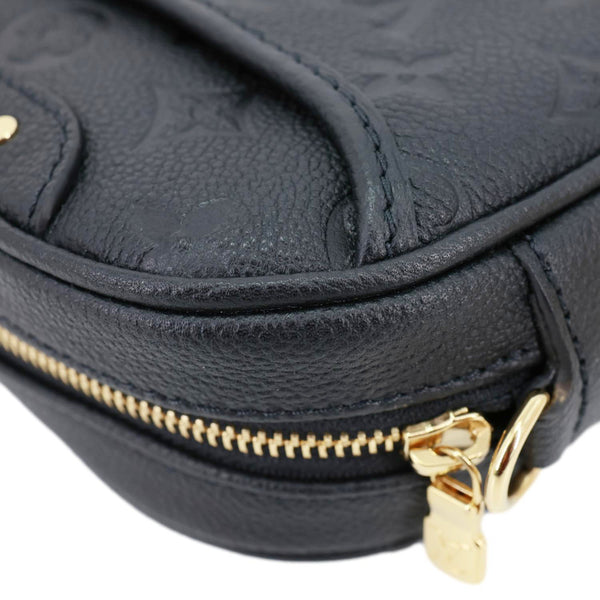 LOUIS VUITTON Tiny Camera Monogram Empreinte Leather Shoulder Bag Black
