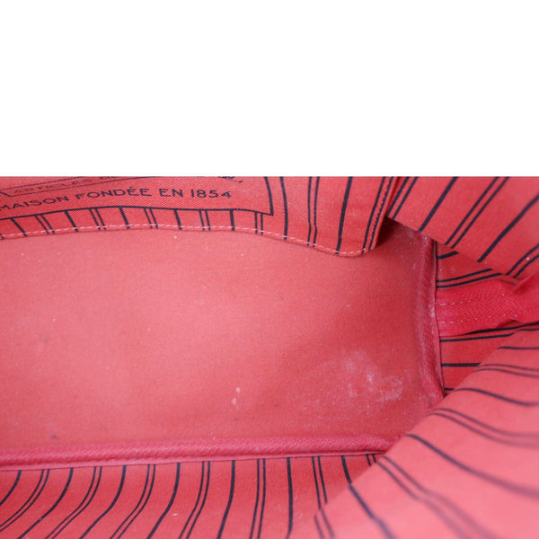 LOUIS VUITTON Neverfull PM Damier Ebene Tote Shoulder Bag Brown