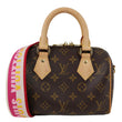 LOUIS VUITTON Speedy 20 Bandouliere Monogram Canvas Shoulder Bag Brown