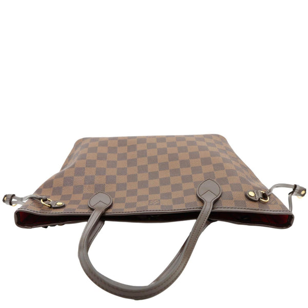 LOUIS VUITTON Neverfull PM Damier Ebene Tote Shoulder Bag Brown