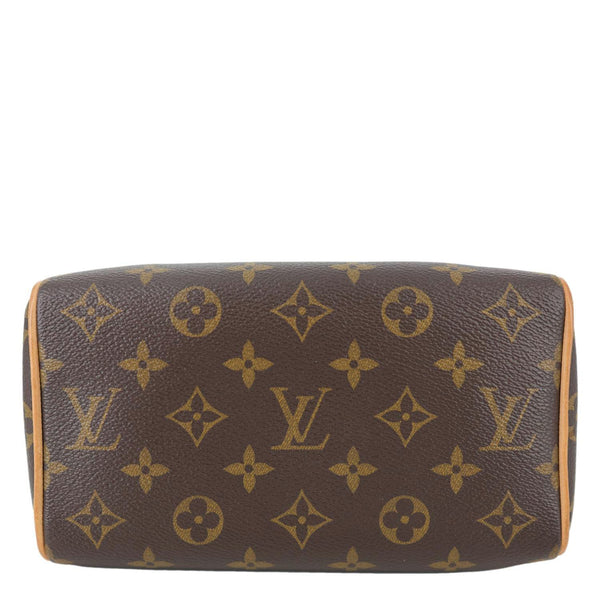 LOUIS VUITTON Speedy 20 Bandouliere Monogram Canvas Shoulder Bag Brown