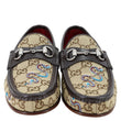 GUCCI Horsebit GG Supreme Loafers Size 6.5 Beige