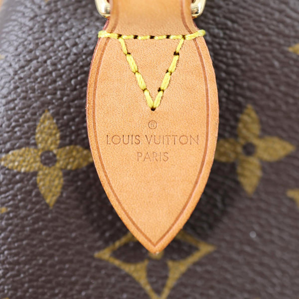 LOUIS VUITTON Speedy 20 Bandouliere Monogram Canvas Shoulder Bag Brown