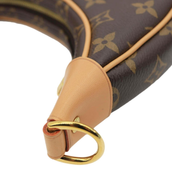 LOUIS VUITTON Loop Monogram Reverse Canvas Hobo Bag Brown