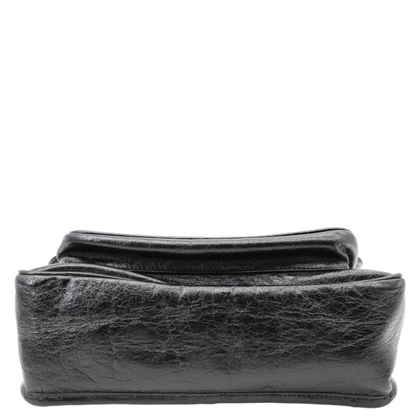 YVES SAINT LAURENT Niki Medium Leather Shoulder Bag Black