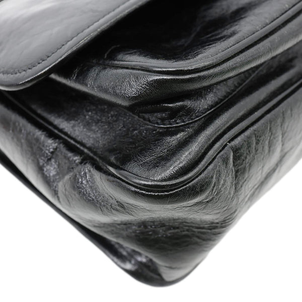 YVES SAINT LAURENT Niki Medium Leather Shoulder Bag Black