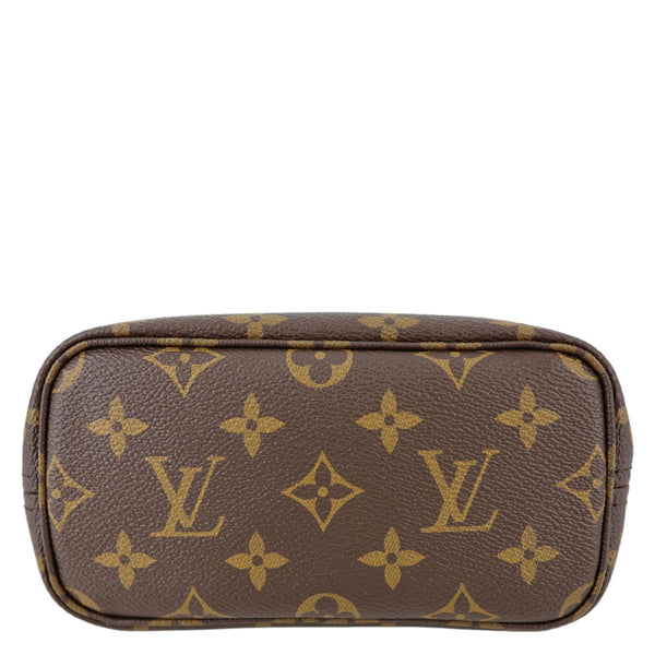 LOUIS VUITTON Neverfull BB Monogram Canvas Tote Bag Brown
