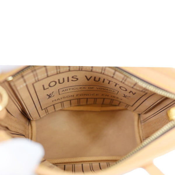LOUIS VUITTON Neverfull BB Monogram Canvas Tote Bag Brown