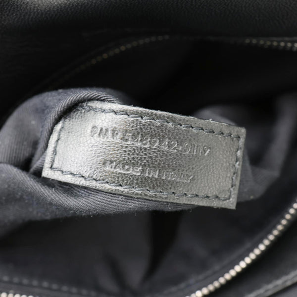 YVES SAINT LAURENT Niki Medium Leather Shoulder Bag Black