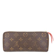LOUIS VUITTON Clemence Monogram Canvas Zippy Wallet Brown