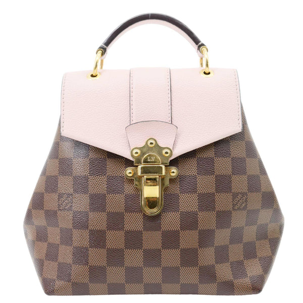 LOUIS VUITTON Clapton Damier Ebene Backpack Bag Magnolia