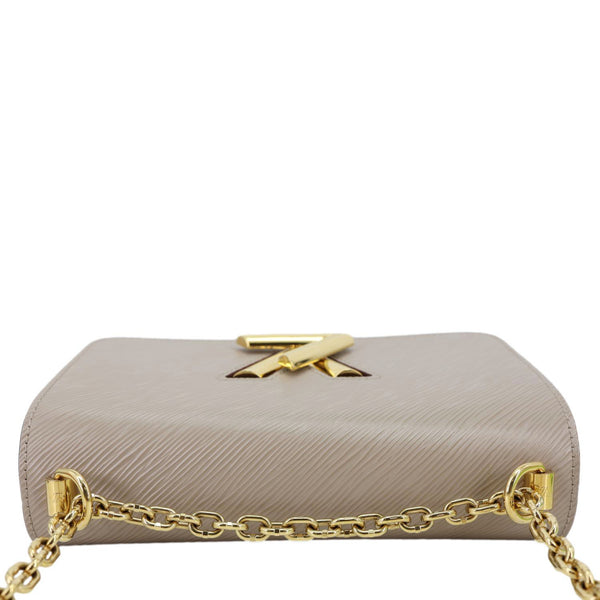 LOUIS VUITTON Twist MM Epi Leather Shoulder Bag Beige