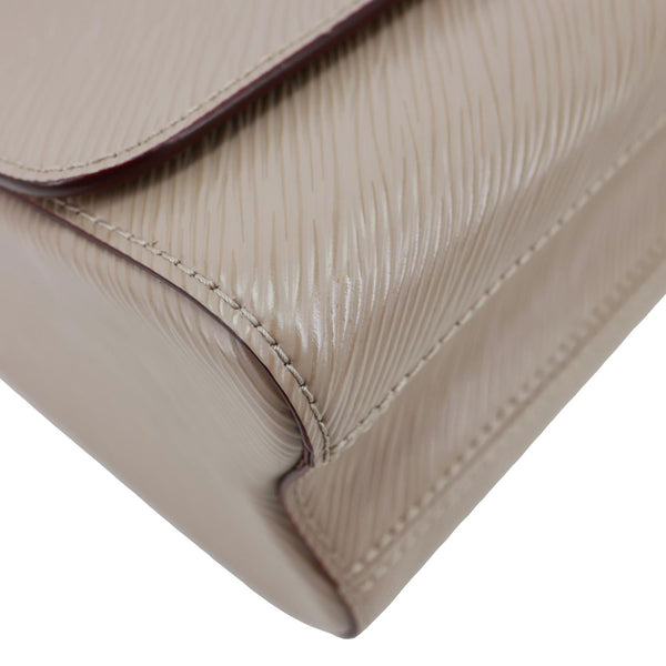 LOUIS VUITTON Twist MM Epi Leather Shoulder Bag Beige