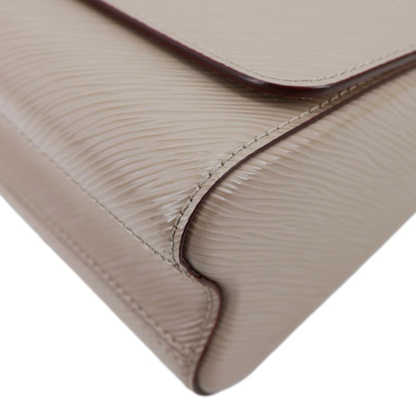 LOUIS VUITTON Twist MM Epi Leather Shoulder Bag Beige