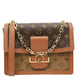 LOUIS VUITTON Dauphine MM Monogram Reverse Canvas Shoulder Bag Brown
