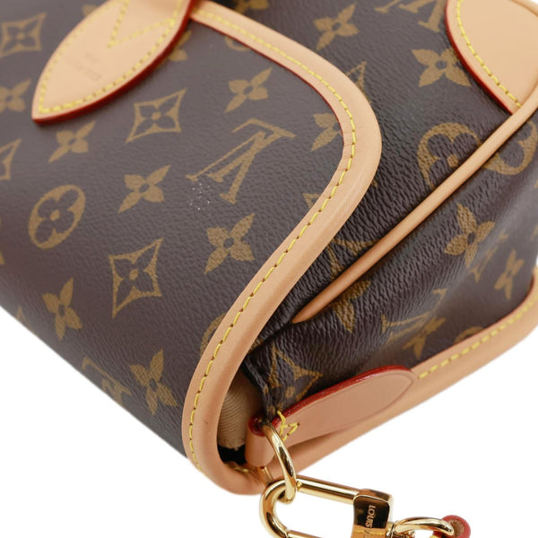 LOUIS VUITTON Diane Monogram Canvas Shoulder Bag Brown