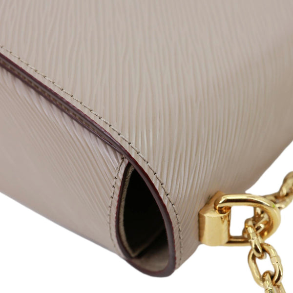 LOUIS VUITTON Twist MM Epi Leather Shoulder Bag Beige