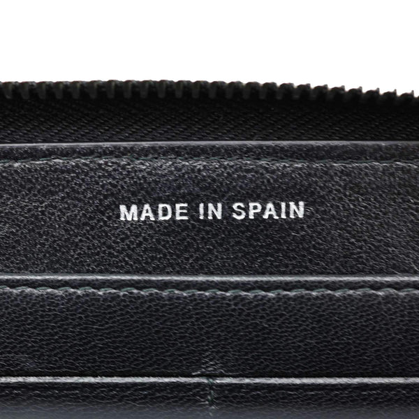 CHANEL Mademoiselle Vintage Quilted Leather Zip Around Wallet Black