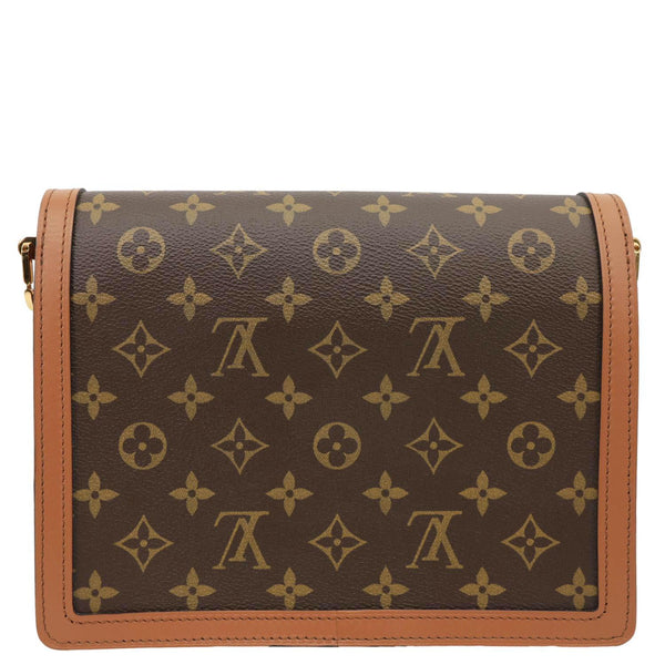 LOUIS VUITTON Dauphine MM Monogram Reverse Canvas Shoulder Bag Brown