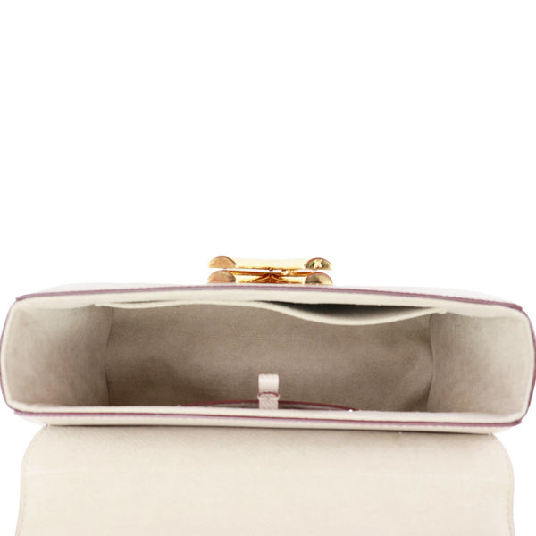 LOUIS VUITTON Twist MM Epi Leather Shoulder Bag Beige