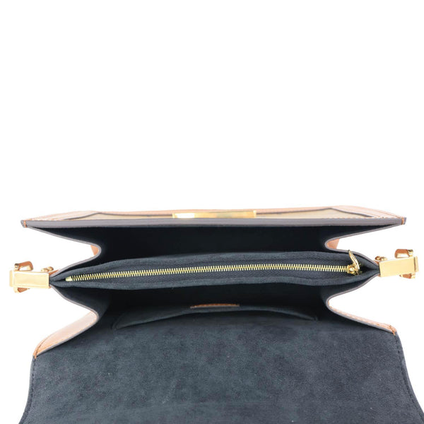 LOUIS VUITTON Dauphine MM Monogram Reverse Canvas Shoulder Bag Brown