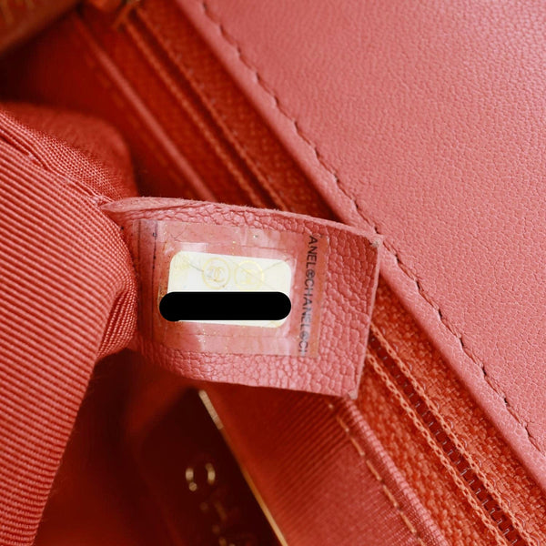 CHANEL Infinity Chain Quilted Leather Crossbody Bag Pink
