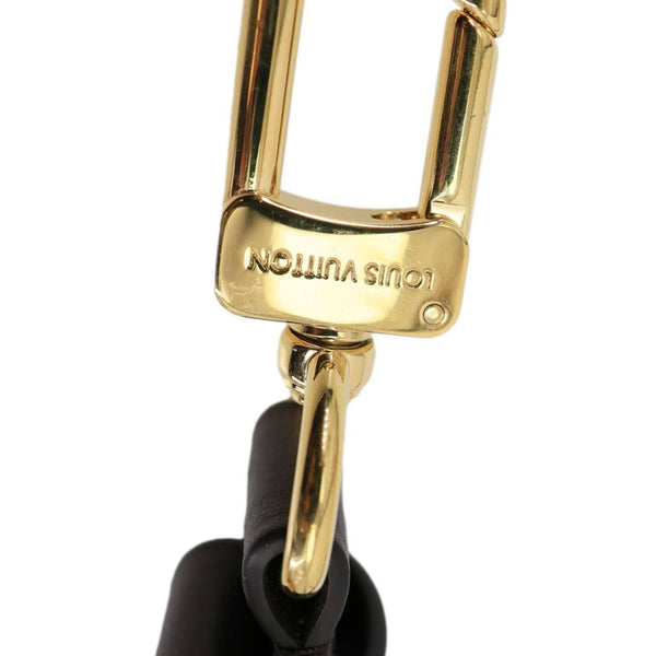 LOUIS VUITTON Calfskin Leather Adjustable Strap Brown
