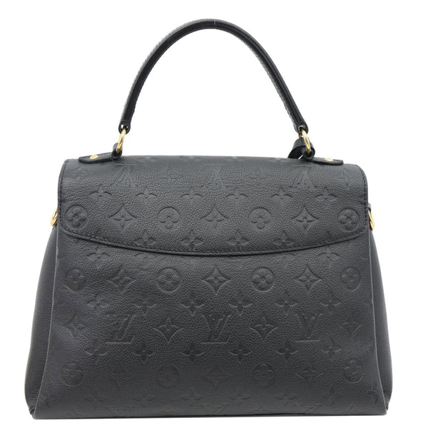 LOUIS VUITTON Georges MM Empreinte Monogram Leather Shoulder Bag Black