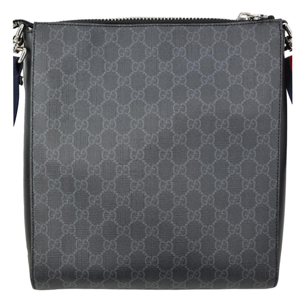 GUCCI GG Supreme Canvas Square Messenger Bag Black 474137