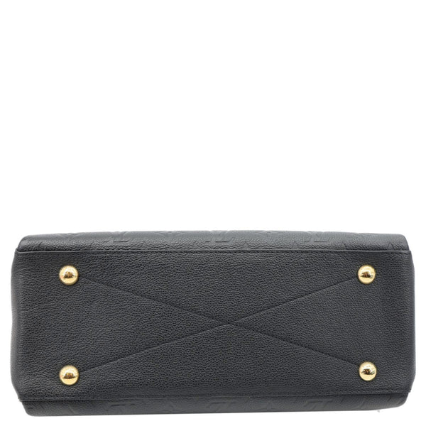 LOUIS VUITTON Georges MM Empreinte Monogram Leather Shoulder Bag Black