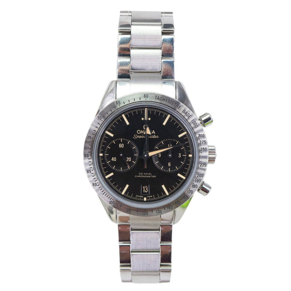 Omega Speedmaster '57 Cal.9300 Co-Axial Chronometer SS Watch Black Dial 41.5MM