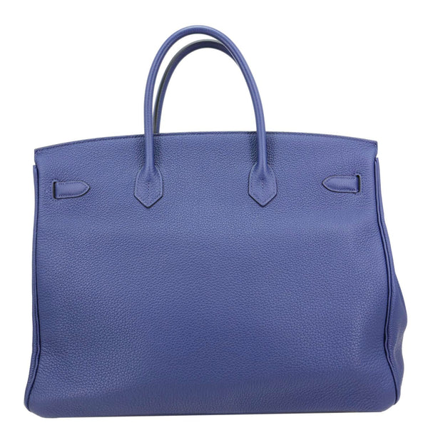 Hermes Birkin 40 Togo Leather Tote Bag Bleu Encre